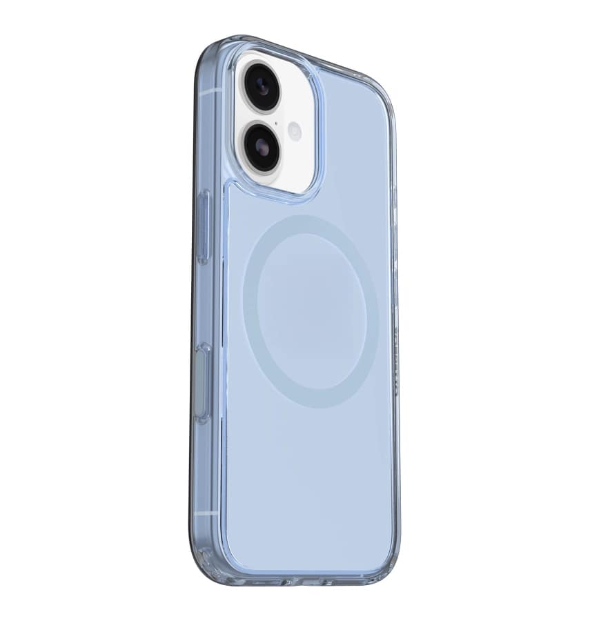 iPhone 17 Symmetry MagSafe Case – Silver Glade Blue | OtterBox Protective Cover with Slim, Durable & Drop Protection