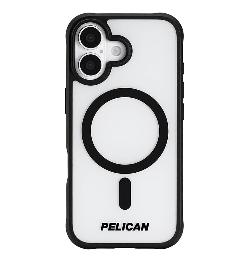 iPhone 17 Case – Clear/Black Frosted | Pelican Ranger MagSafe Cover with Rugged Drop Protection & Stylish Finish