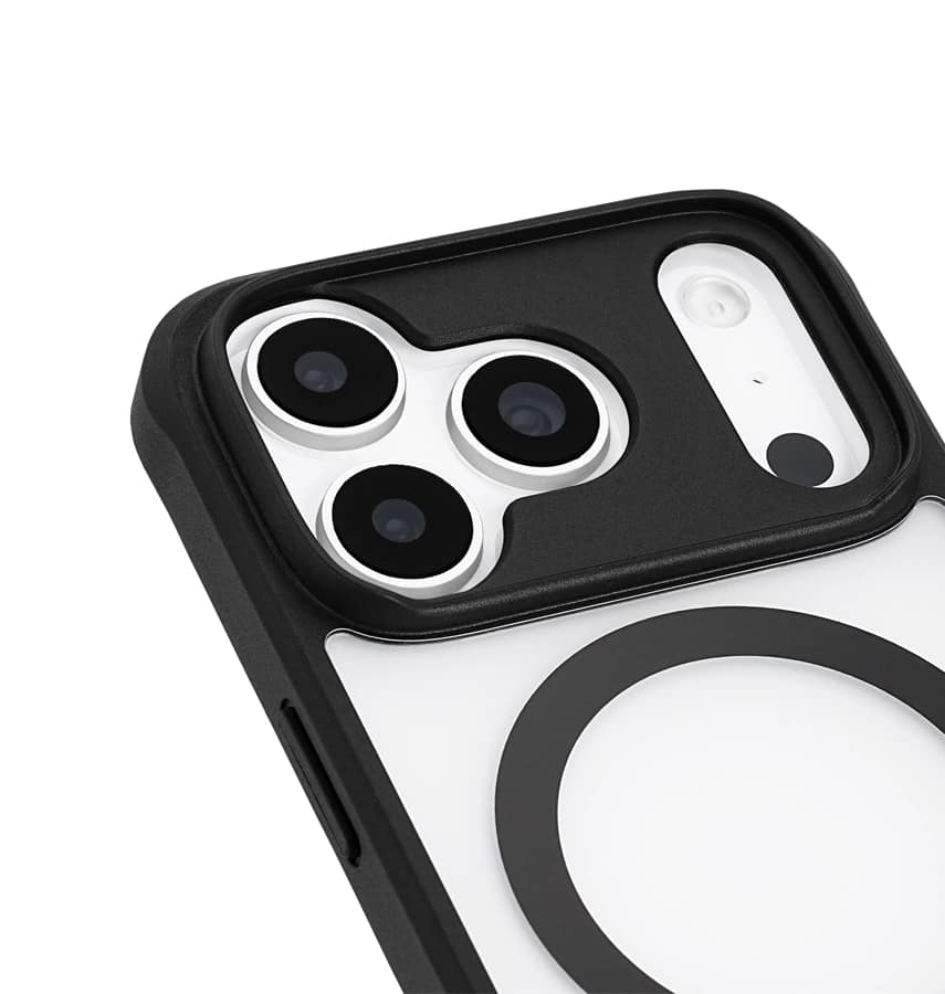 iPhone 17 Pro Case – Clear/Black Frosted | Pelican Ranger MagSafe Cover with Rugged Drop Protection & Stylish Finish