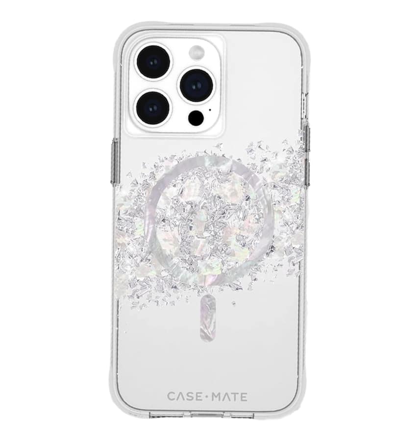 iPhone 15 Pro Max Case – Touch of Pearl | Case-Mate Karat MagSafe Cover with Elegant Shimmer & Durable Protection