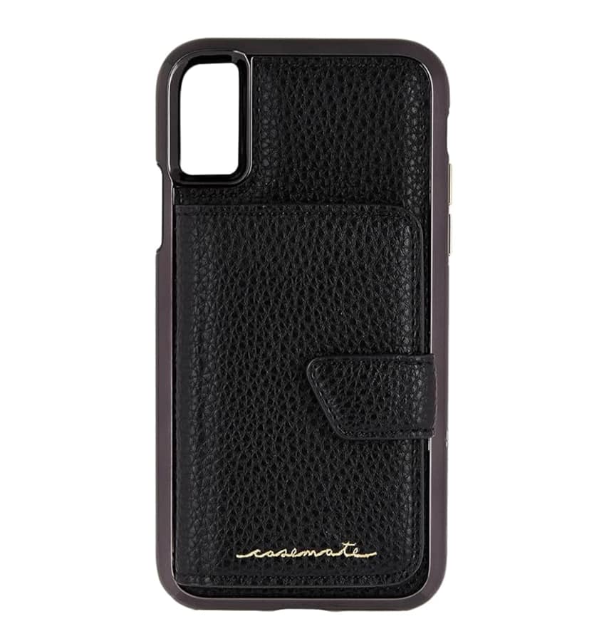 iPhone X Case – Black | Case-Mate Compact Mirror Cover with Sleek Finish & Built-In Mirror