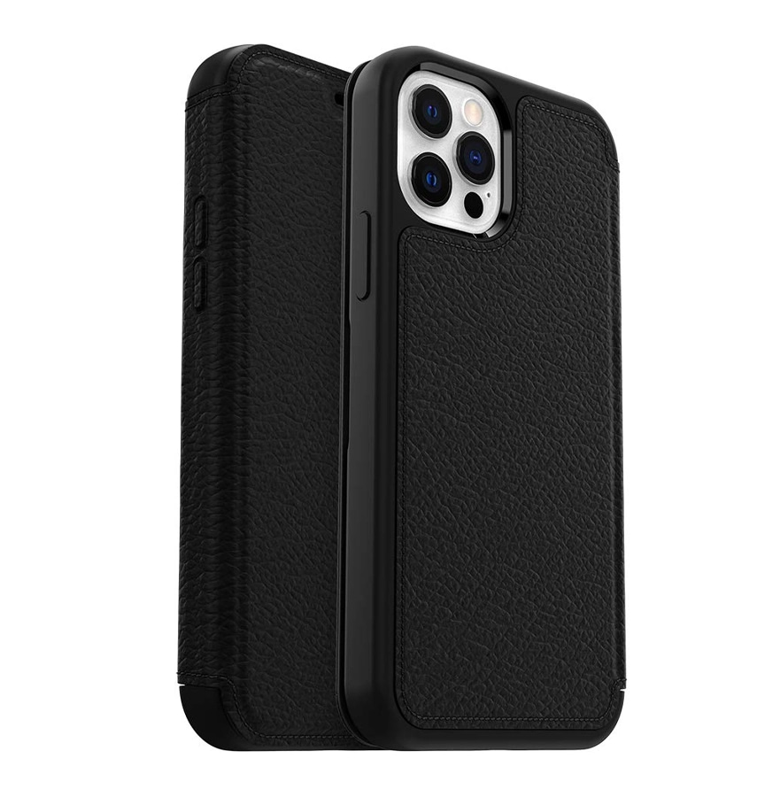 iPhone 12 Pro Max Case – Shadow | OtterBox Strada Cover with Sleek Wallet Design & Durable Protection