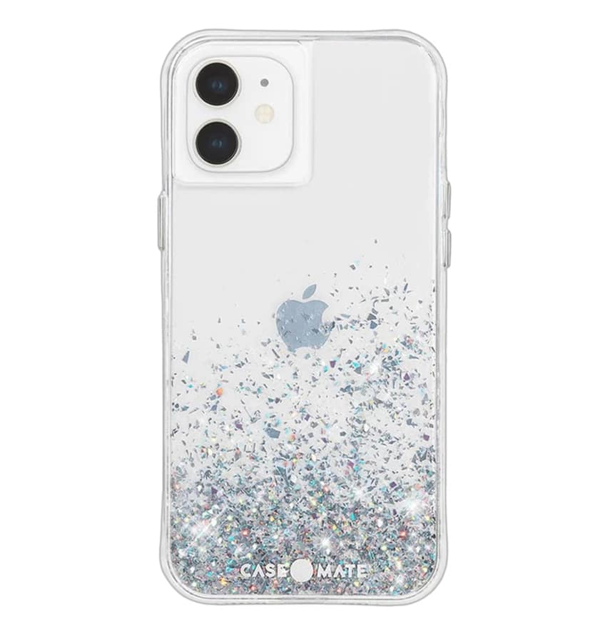iPhone 12/12 Pro Case – Black Multi | Case-Mate Twinkle Ombre Cover with Sparkling Finish & Slim Design