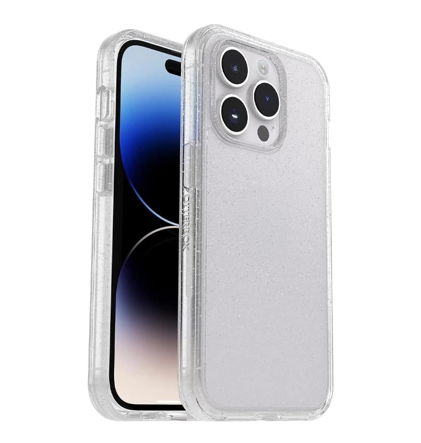 iPhone 14 Pro Case – Stardust | OtterBox React Cover with Sparkling Finish & Impact Protection