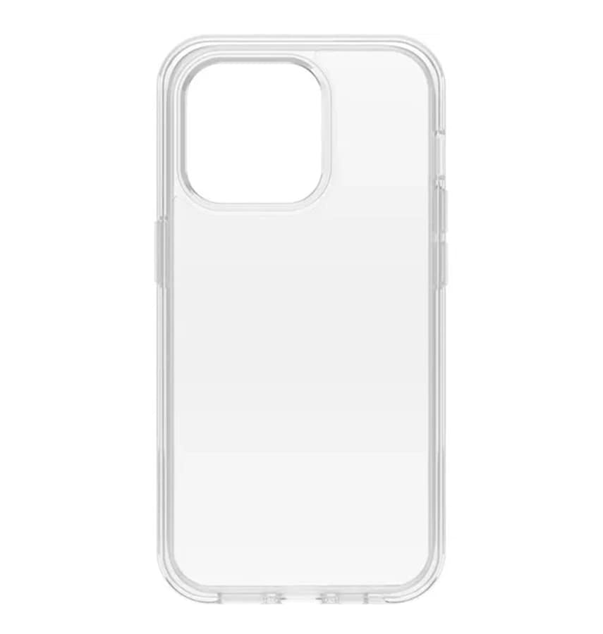 iPhone 14 Pro Case – Clear | OtterBox Symmetry Antimicrobial Cover with Sleek Design & Drop Protection