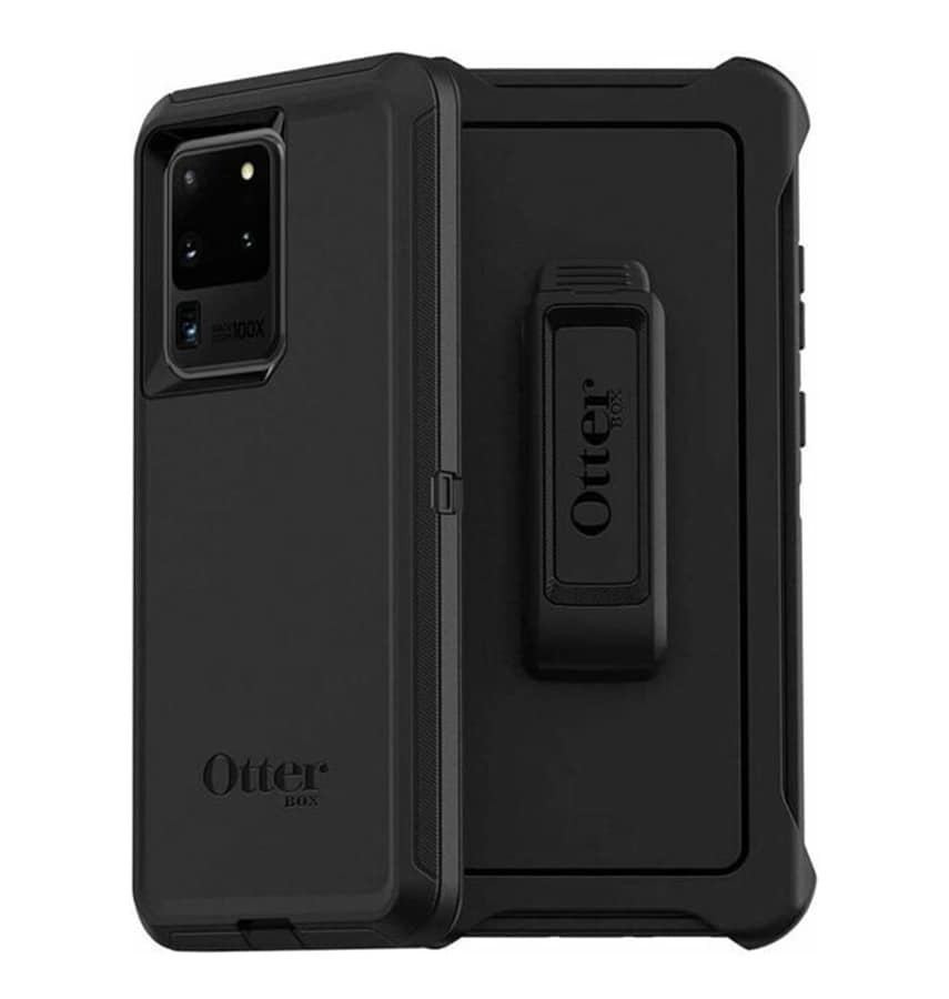 Samsung S20 Ultra Case – Black | OtterBox Defender Cover with Ultimate Protection & Durable Design