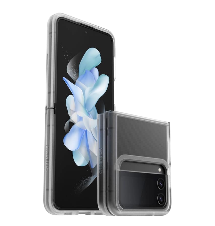 Samsung Z Flip 4 Case – Clear | OtterBox Thin Flex Cover with Transparent Slim Design