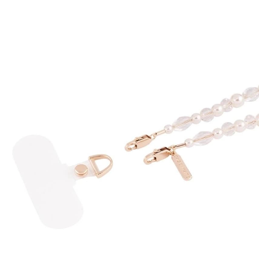 Case-Mate Beaded Phone Wristlet – Universal Crystal Pearl | Stylish & Durable Accessory for iPhone & Other Smartphones