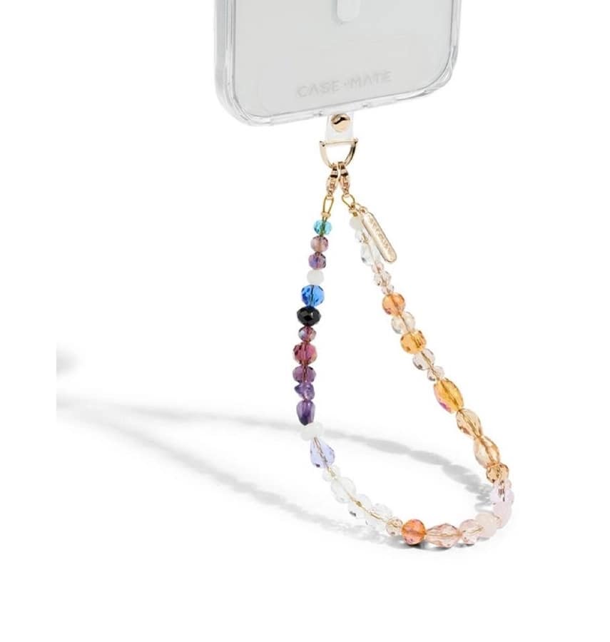 Case-Mate Beaded Phone Wristlet – Universal Boho Crystal | Stylish & Durable Accessory for iPhone & Other Smartphones