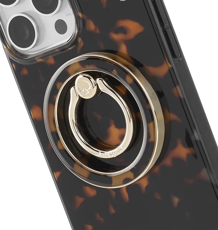 MagSafe Ring Stand – Tortoise |  Kate Spade Stylish & Functional Phone Accessory