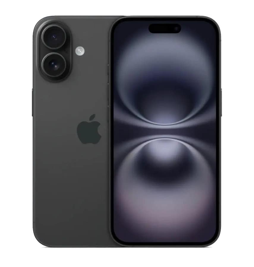iPhone 16 Refurbished 128GB – Black | Good Condition | 1-Year Warranty