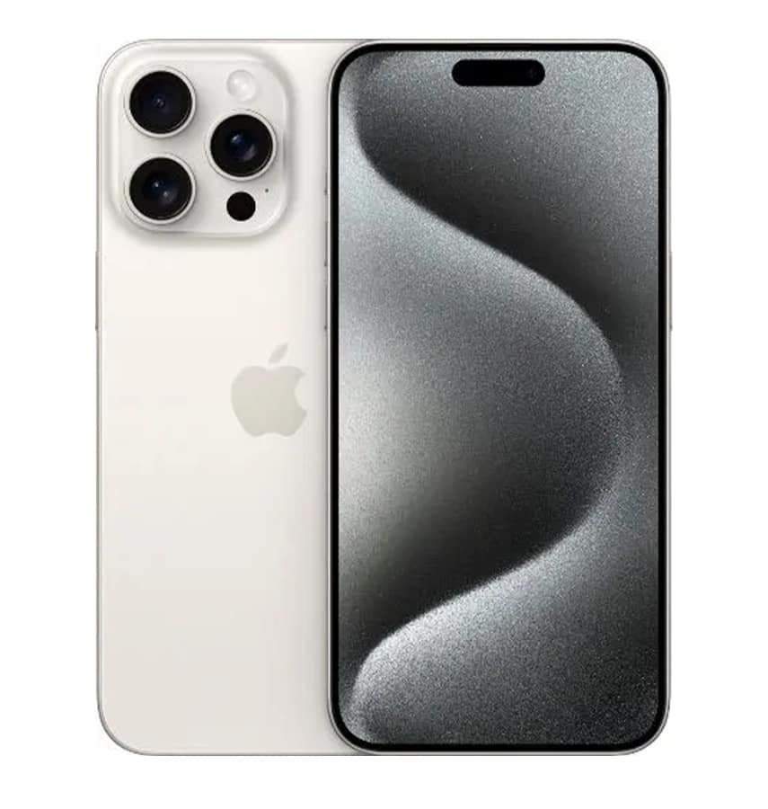 iPhone 15 Pro Max Refurbished 256GB – White | Good Condition | 1-Year Warranty