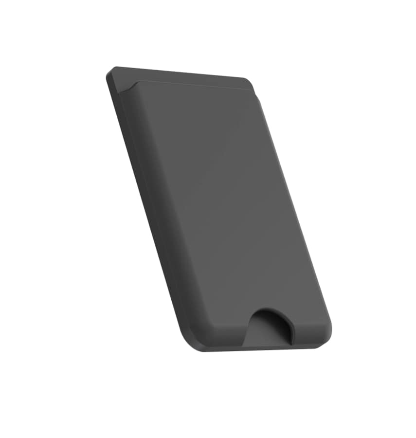 BEETLE Liquid Silicone MagSafe Wallet  – Black | Slim Design, Strong Magnetic Hold & Secure Storage