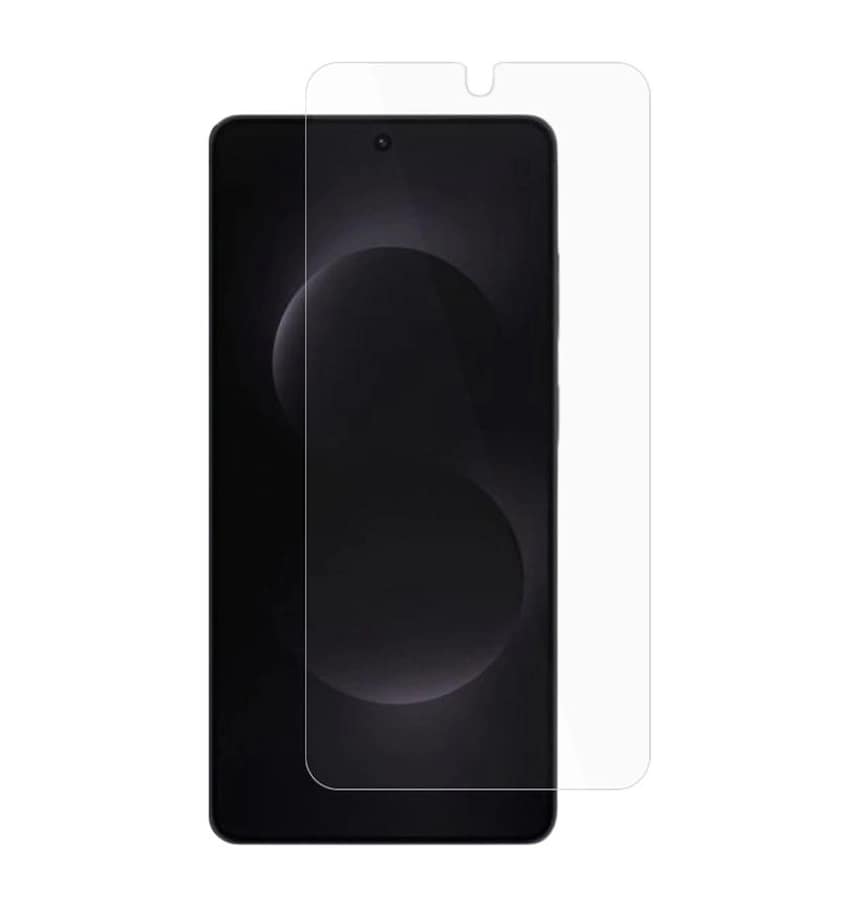 Samsung S26 Edge-to-Edge Tempered Glass – Clear/Black | Full Coverage Screen Protector with Strong Protection