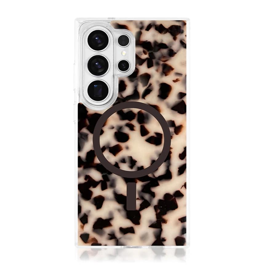 Samsung S26 Ultra Case – Flaunt Square Blonde | W/Magnet Tortoise Shell Cover with Durable Design