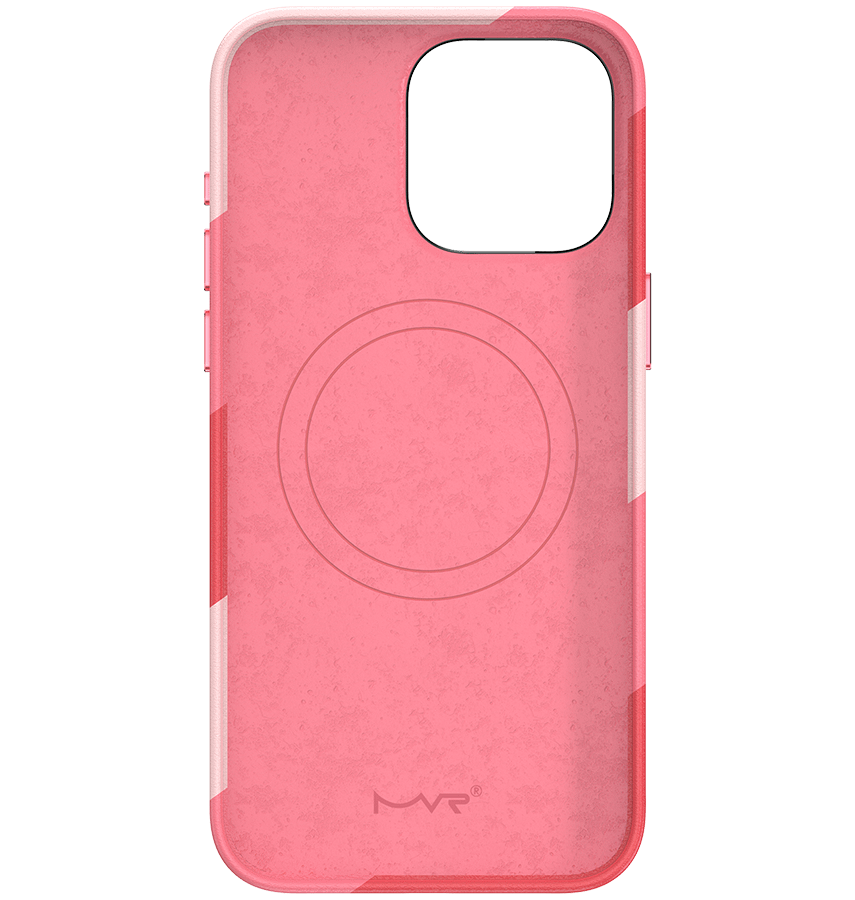 Stripe Vibe Case With MagSafe - Sakura Pink - Front