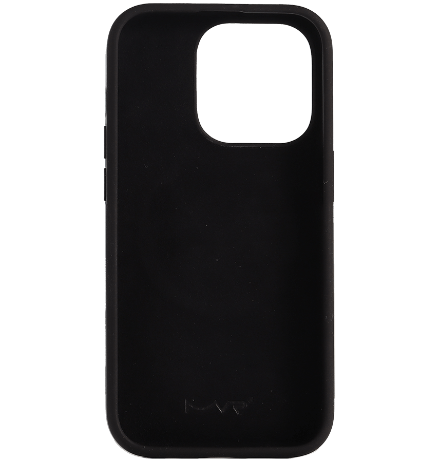 Liquid Silicon Case With MagSafe - Black - Front