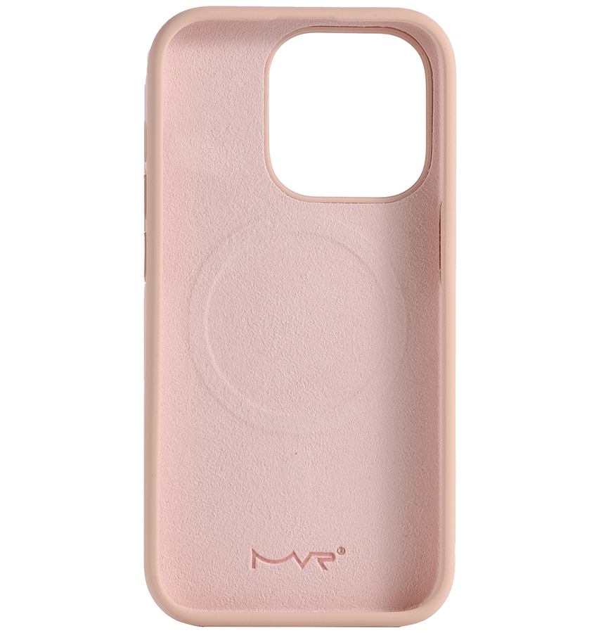 Liquid Silicon Case With Magsafe - Pink Sand - Fornt