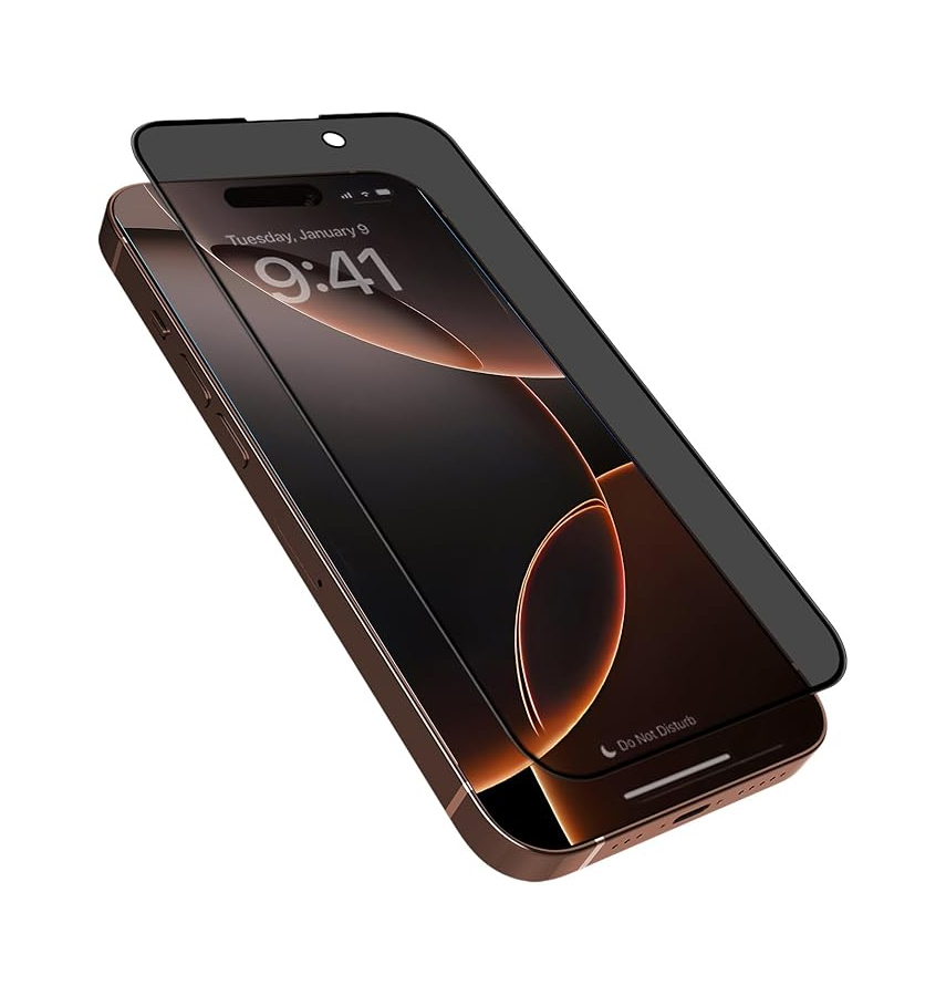 iPhone 17/16 Pro Privacy Screen Protector | MVR HD Nano Anti-Spy Technology, Ultra HD Clarity