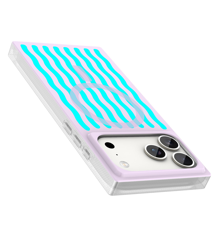 iPhone 17 Pro BoxedIn Case – Lilac Lava | MVR Slim Protective Cover, Stylish Design, MagSafe Compatible