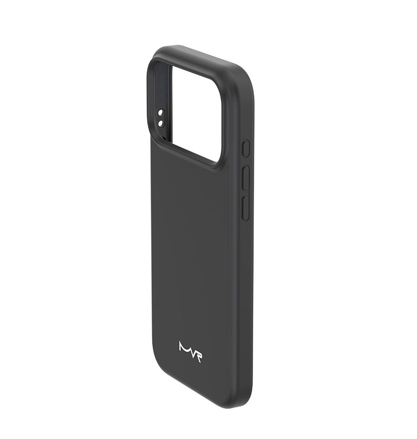 iPhone 17 Pro Max Case – Black | MVR  Liquid Silicone Soft-Touch Finish, Anti-Slip Grip, Premium Protection