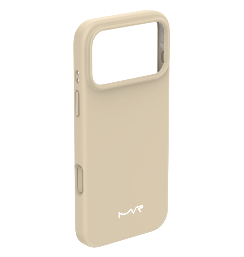 iPhone 17 Pro Max Case – Vanila | MVR Liquid Silicone Soft-Touch Finish, Anti-Slip Grip, Premium Protection