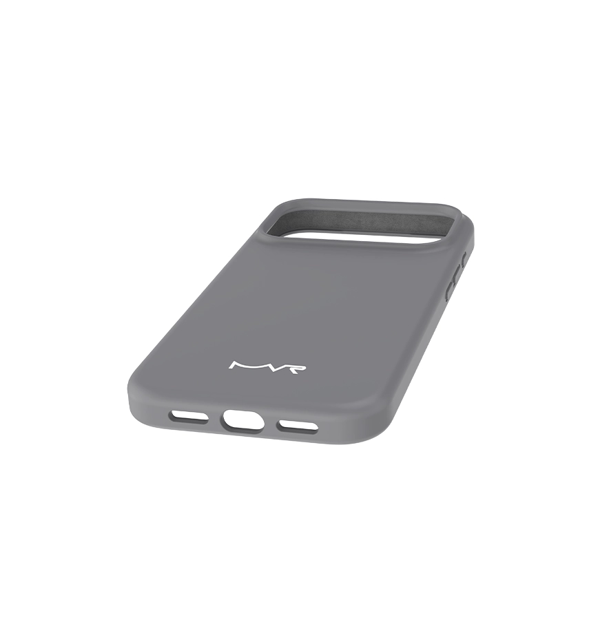 iPhone 17 Pro Max Case – Grey | MVR  Liquid Silicone Soft-Touch Finish, Anti-Slip Grip, Premium Protection