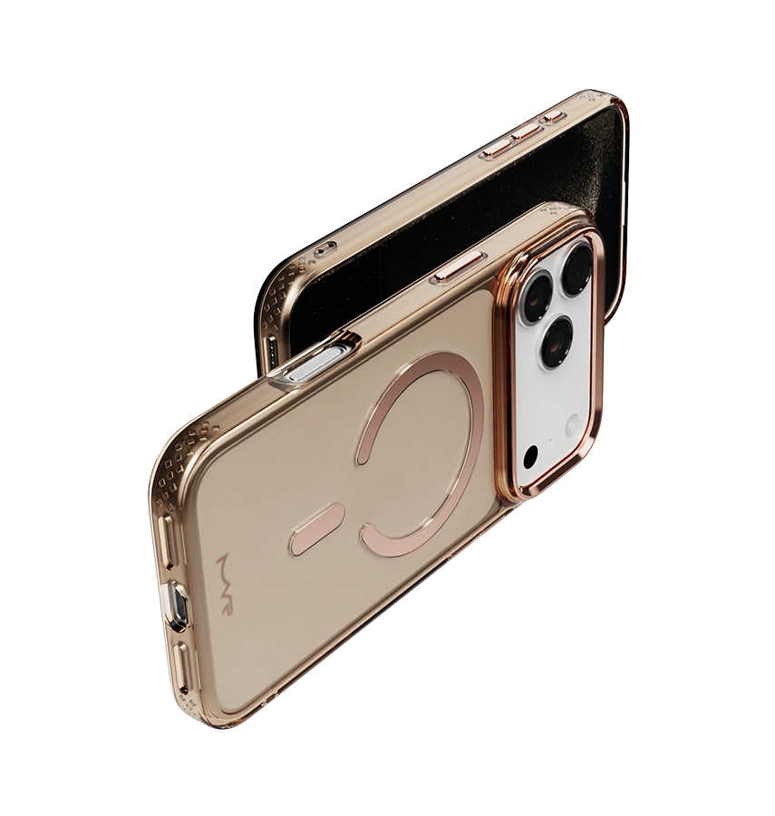 iPhone 17 Pro Max Impact IMD Case – Rose Gold | MVR Durable IMD Design, Scratch Resistant, Lightweight Protection