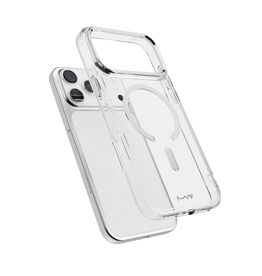 iPhone 17 Pro Max Impact IMD Case – Silver | MVR Durable IMD Design, Scratch Resistant, Lightweight Protection