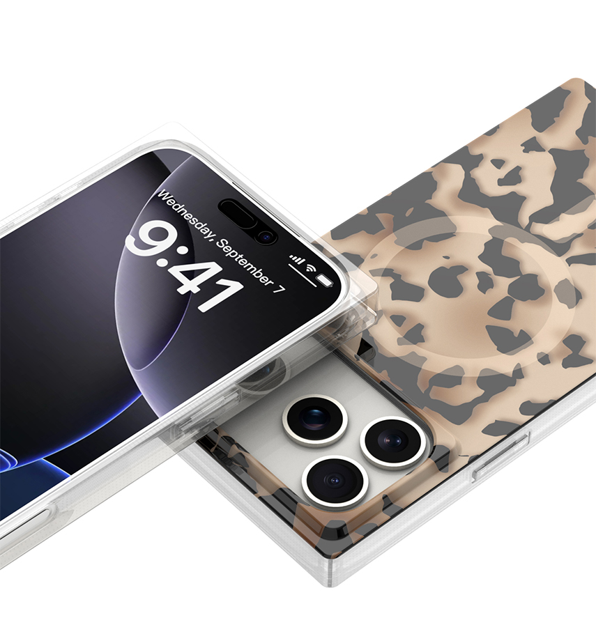 iPhone 17 Pro Max BoxedIn Case – Desert Bloom | MVR Slim Protective Cover, Stylish Pattern, MagSafe Compatible