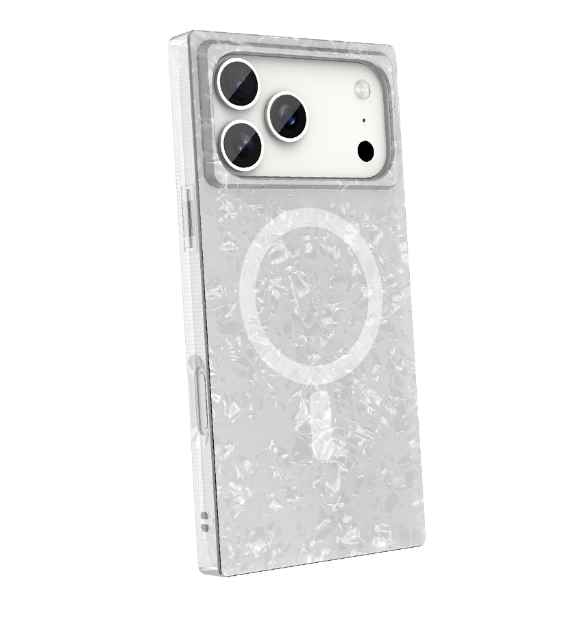 iPhone 17 Pro BoxedIn Case – Crystal Shell | MVR Slim Protective Cover, Stylish Design, MagSafe Compatible