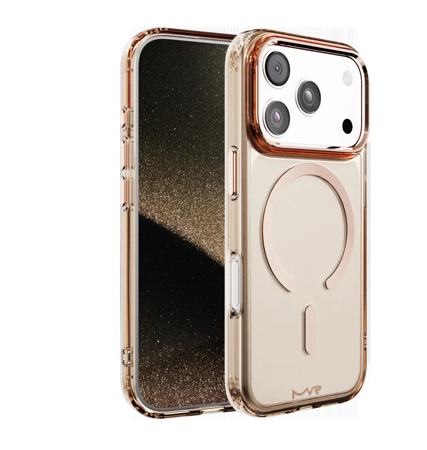 iPhone 17 Pro Impact IMD Case – Rose Gold | MVR Durable IMD Design, Scratch Resistant, Lightweight Protection