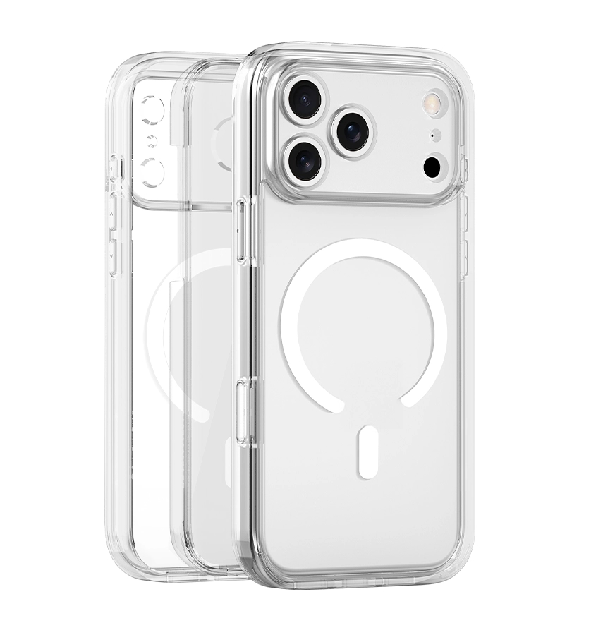 iPhone 17 Pro Case – Clear | MVR Robust 360 Full Body Rugged Protection, Shockproof Design, Heavy Duty