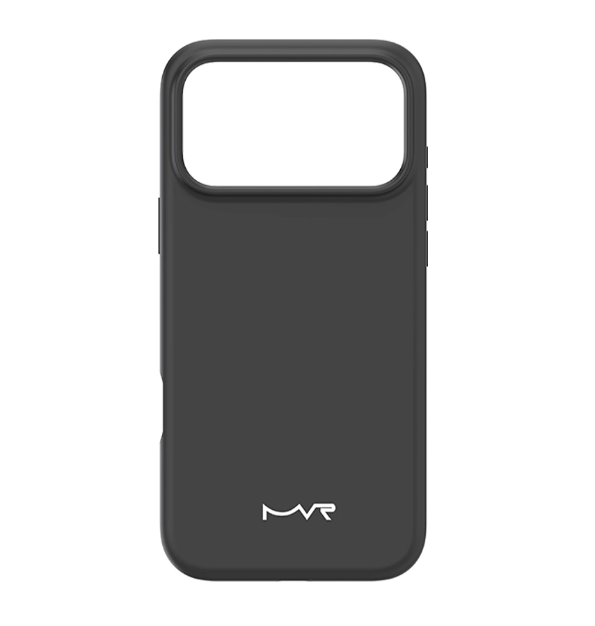 iPhone 17 Pro Max Case – Black | MVR  Liquid Silicone Soft-Touch Finish, Anti-Slip Grip, Premium Protection